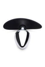 Dark Invader Metal and Silicone Anal Plug - Medium - Image 4