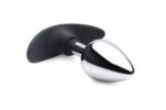 Dark Invader Metal and Silicone Anal Plug - Medium - Image 5