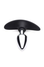 Dark Invader Metal and Silicone Anal Plug - Small - Image 5