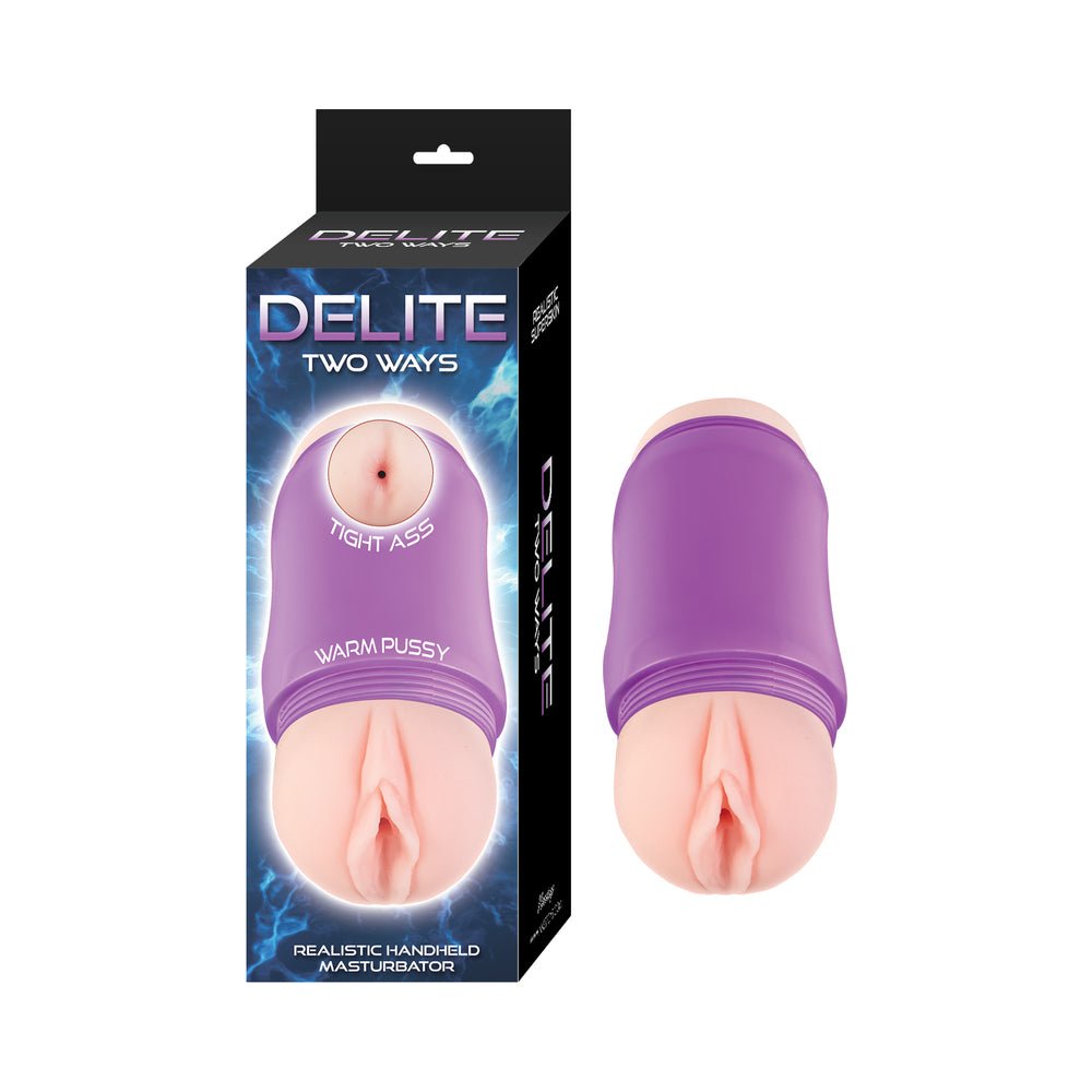 delite-two-ways-vagina-ass-beige Delite Two Ways Vagina & Ass Beige - Image 1