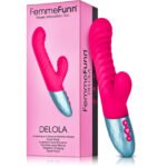 Delola Liquid Silicone Rabbit - Pink - Image 2