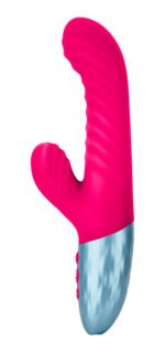 Delola Liquid Silicone Rabbit - Pink - Image 5