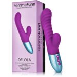 Delola Liquid Silicone Rabbit - Purple - Image 2