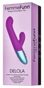Delola Liquid Silicone Rabbit - Purple