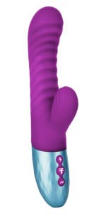 Delola Liquid Silicone Rabbit - Purple - Image 3