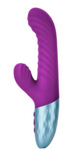 Delola Liquid Silicone Rabbit - Purple - Image 5