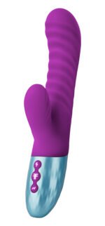 Delola Liquid Silicone Rabbit - Purple - Image 6