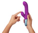 Delola Liquid Silicone Rabbit - Purple - Image 8