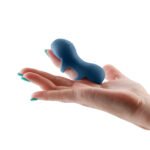 Desire Fingerella Rechargeable Vibrating Finger Stimulator – Navy Blue - Image 3