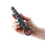 Desire Lucent Smoke Flexible Anal and Vaginal Vibrator – Black - Image 3
