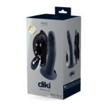 Diki Rechargeable Vibrating Dildo With Harness - Just Black - Image 2