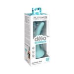 Dillio Platinum Collection Curious Five 5 in. Silicone Dildo Teal