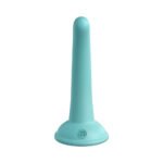 Dillio Platinum Collection Curious Five 5 in. Silicone Dildo Teal - Image 4