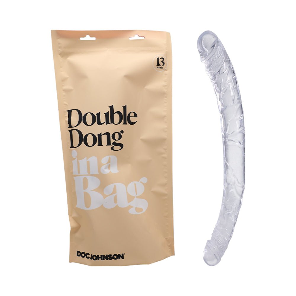 doc-johnson-double-dong-in-a-bag-13-in-dual-ended-dildo-clear Doc Johnson Double Dong In A Bag 13 in. Dual Ended Dildo Clear - Image 1