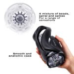 Dorcel Deep Blow Black Manual Stroker – TPE – Black - Image 3