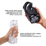 Dorcel Deep Blow Black Manual Stroker – TPE – Black - Image 5