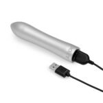 Doxy Bullet Rechargeable Vibrator – Silver - Image 4