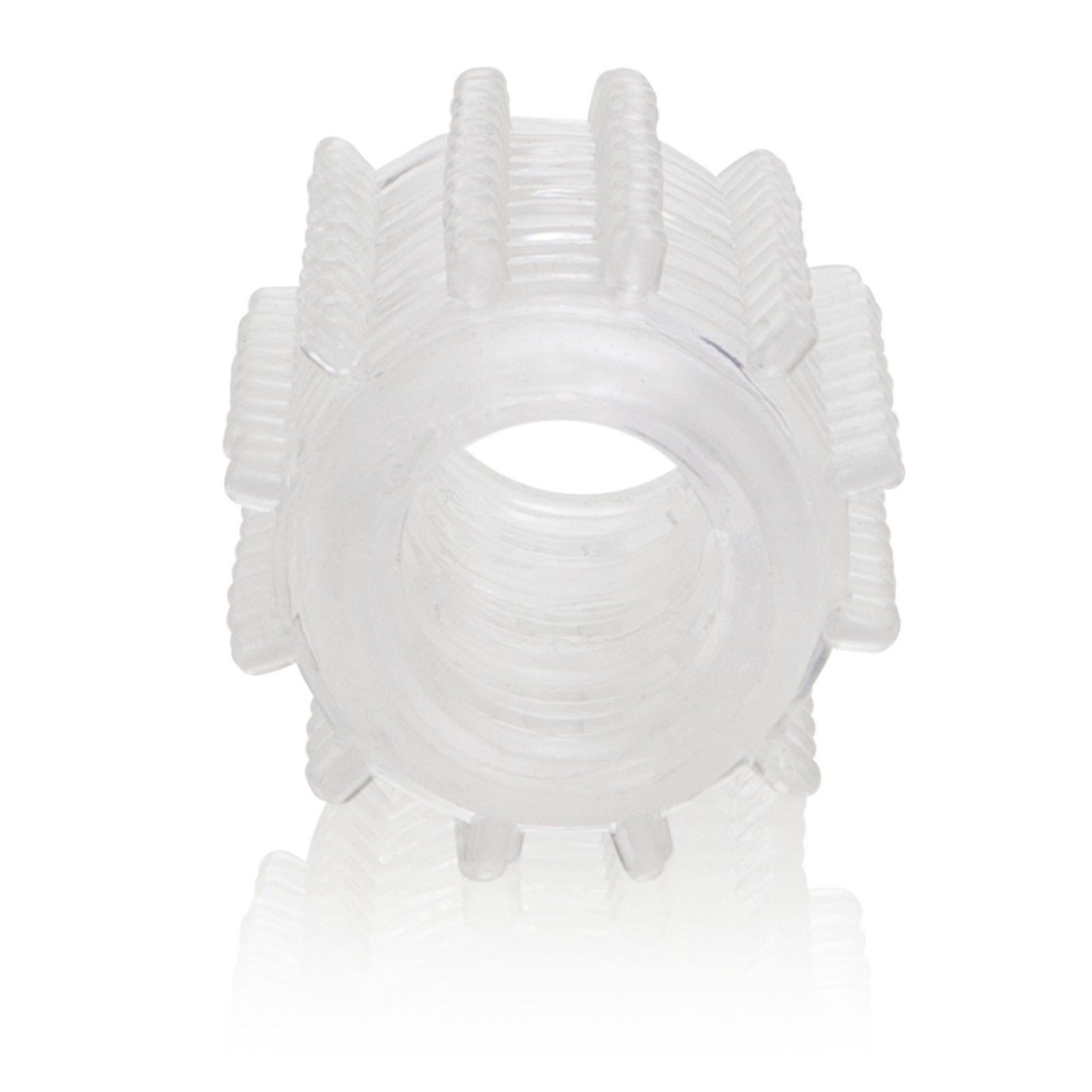 dr-joel-kaplan-reversible-masturbator-clear Dr. Joel Kaplan - Reversible Masturbator - Clear - Image 1