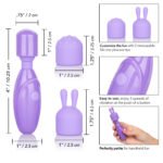 Dr. Laura Berman Olivia Rechargeable Mini Massager With Attachments - Image 3