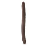 Dr. Skin - 16 Inch Double Dildo - Chocolate - Image 2