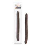 Dr. Skin - 16 Inch Double Dildo - Chocolate - Image 4