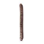 Dr. Skin - 18 Inch Double Dildo - Chocolate - Image 3