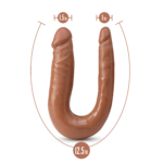 Dr. Skin Mini Double Dong – Mocha - Image 5