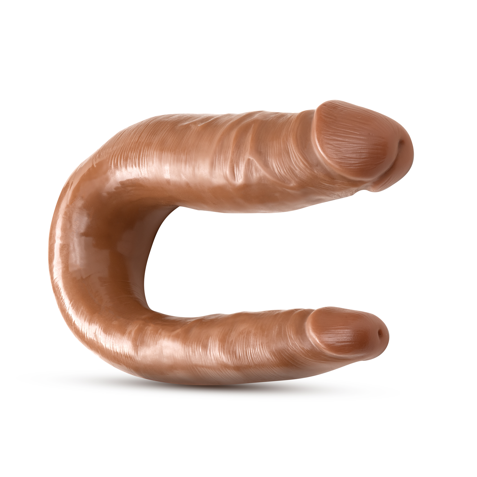 dr-skin-mini-double-dong-mocha Dr. Skin Mini Double Dong - Mocha - Image 1