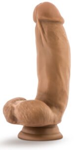 Dr. Skin Silicone - Dr. Samuel - 7 Inch Dildo With Suction Cup - Mocha - Image 3