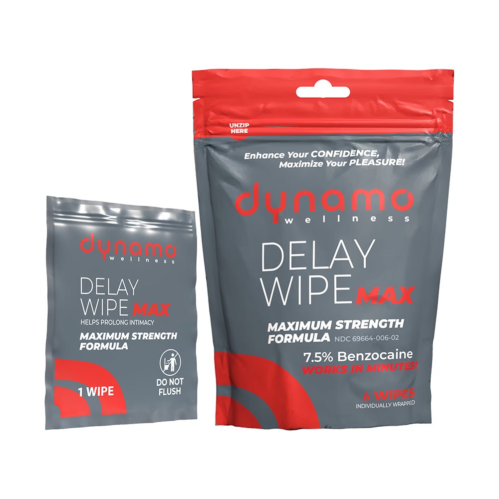 dynamo-wellness-maximum-strength-delay-wipe-75-6-pack Dynamo Wellness Maximum Strength Delay Wipe 7.5% - 6 Pack - Image 1