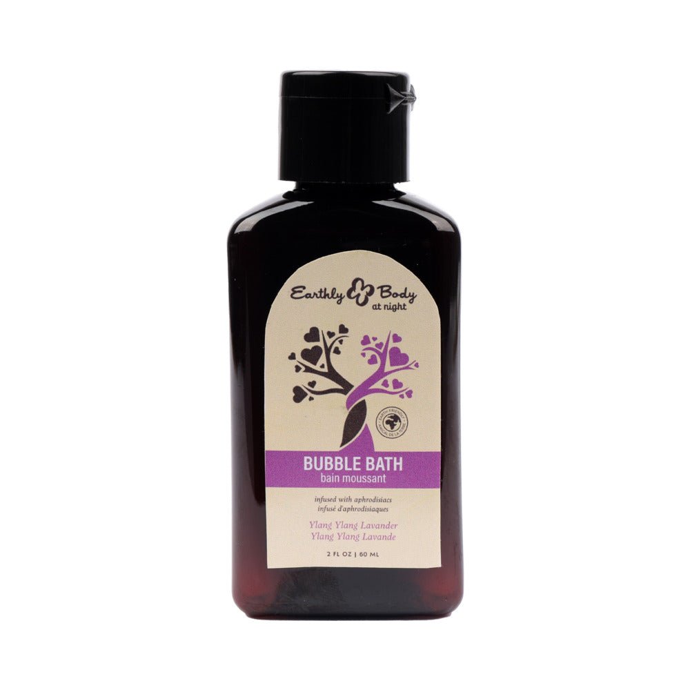 earthly-body-at-night-aphrodisiac-bubble-bath-ylang-ylang-lavender-2-oz Earthly Body At Night Aphrodisiac Bubble Bath Ylang Ylang Lavender 2 oz. - Image 1