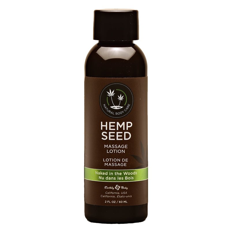 earthly-body-massage-lotion-naked-in-the-woods-2oz Earthly Body Massage Lotion Naked in the Woods 2oz - Image 1