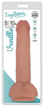Easy Riders 8 Inch Slim Dong With Balls -  Vanilla - Image 2
