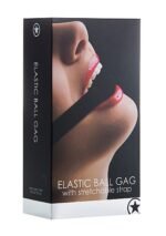 Ouch Elastic Ball Gag – Black