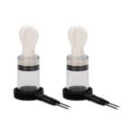 ElectroShock Remote-Controlled E-Stimulation Nipple Suckers – White - Image 5