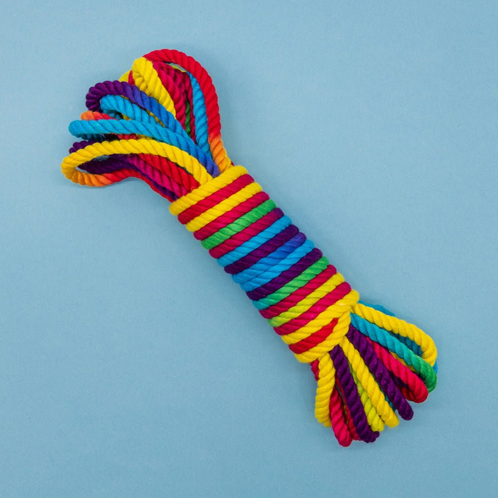 emojibator-funfetti-rainbow-bondage-rope-2625 Emojibator Funfetti Rainbow Bondage Rope 26.25 '' - Image 1