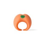 Emojibator Peach Vibrating Stroker – Orange - Image 5