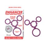 Enhancer Quad Cockring Rubine Red