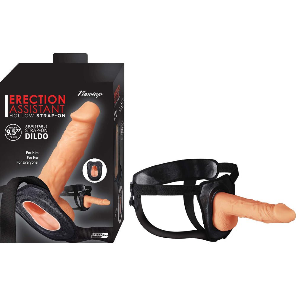 erection-assistant-hollow-strap-on-95-in-white Erection Assistant Hollow Strap-On 9.5 in. White - Image 1
