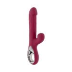 Evolved Bursting With Pleasure Burgundy Dual-Motor Expanding Vibrator - Image 4