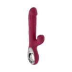 Evolved Bursting With Pleasure Burgundy Dual-Motor Expanding Vibrator - Image 5