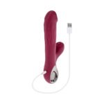 Evolved Bursting With Pleasure Burgundy Dual-Motor Expanding Vibrator - Image 9