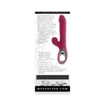 Evolved Bursting With Pleasure Burgundy Dual-Motor Expanding Vibrator - Image 10