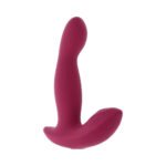 Evolved Come On Over Rechargeable Silicone Remote-Controlled Come-Hither Vibrator Burgundy - Image 6