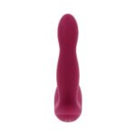 Evolved Come On Over Rechargeable Silicone Remote-Controlled Come-Hither Vibrator Burgundy - Image 8