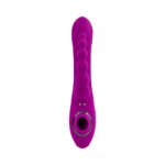 Evolved Fourgasm Rechargeable Triple Stim Vibe with Suction Silicone Purple - Image 2