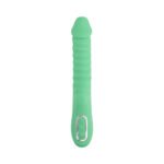 Evolved Full Throttle Rechargeable Warming Vibrator – Mint Green Silicone - Image 2