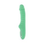 Evolved Full Throttle Rechargeable Warming Vibrator – Mint Green Silicone - Image 5