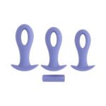 Evolved Hole Punch Plug Set Rechargeable Anal Plug – Purple - Image 2