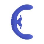 Evolved Lovebirds Rechargeable Silicone Remote-Controlled Dual-Ended Vibrator Blue - Image 2